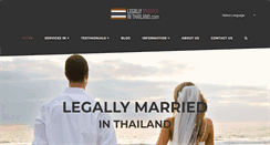 Desktop Screenshot of legallymarriedinthailand.com